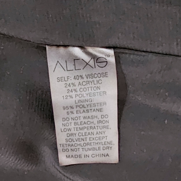 Alexis Grazie Black Beige Stripe Print Pleated Raffia Trim Mini Dress - Picture 14 of 16